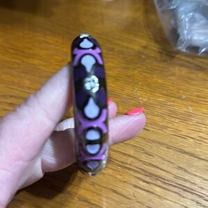 Dark purple n black bracelet